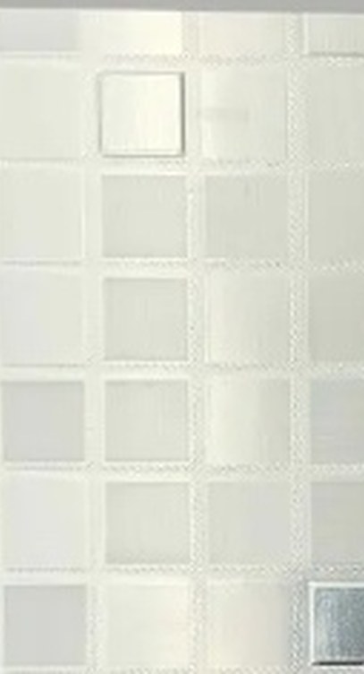 Acabado del catálogo · FM6146 — Panel decorativo de pared – Ivory Mirror Mosaic