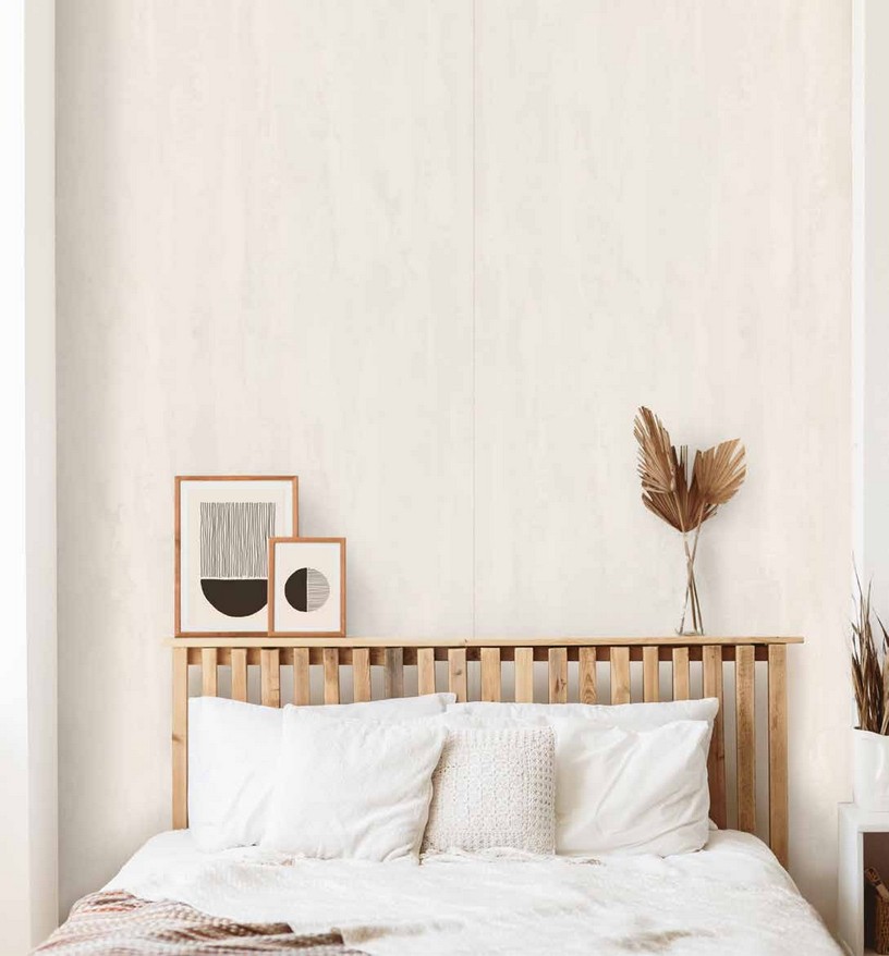 Idea de ambiente · imagen orientativa — Panel de pared SPC Rocko K349 Silk Flow — 4 mm