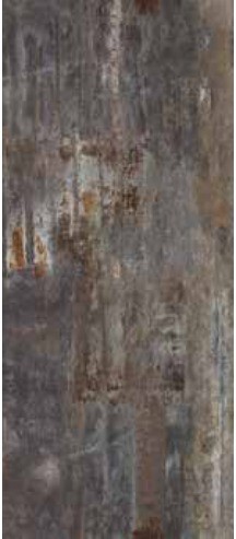 Vista del panel · R120 — Panel de pared SPC Rocko R120 Native Steel — 4 mm