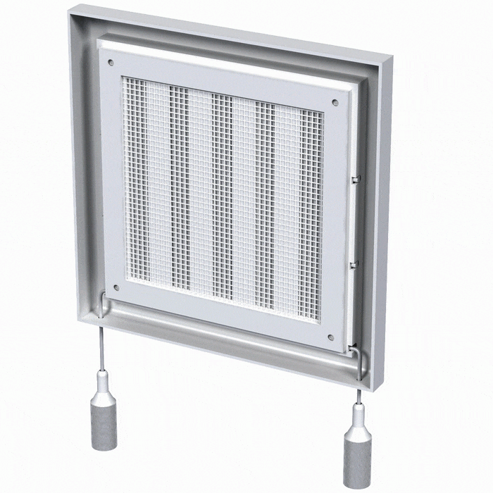 Grade de ventilação de plástico Vents MV 101 RS