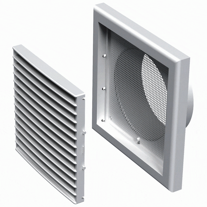  Grade de ventilação de plástico Vents MV 120 Vs